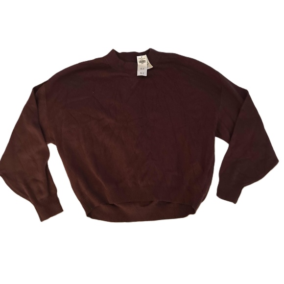 Abercrombie & Fitch Other - Abercrombie & Fitch Brown Ribbed Crewneck Sweater Unisex Size Large